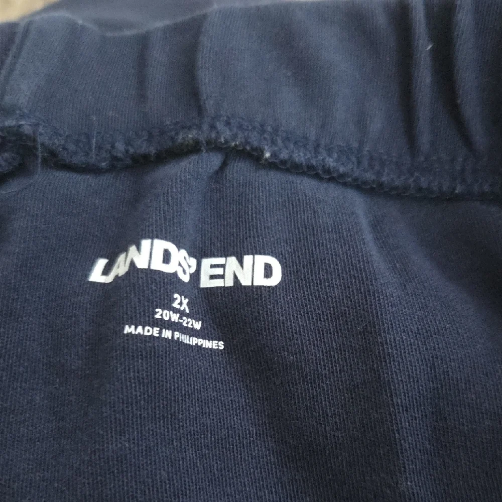 Lands' End Navy Blue Shorts - Picture 2 of 3